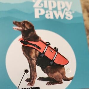 Zippy Paws Adventure Life Jacket High Visibility Size XS 11-15" NWT